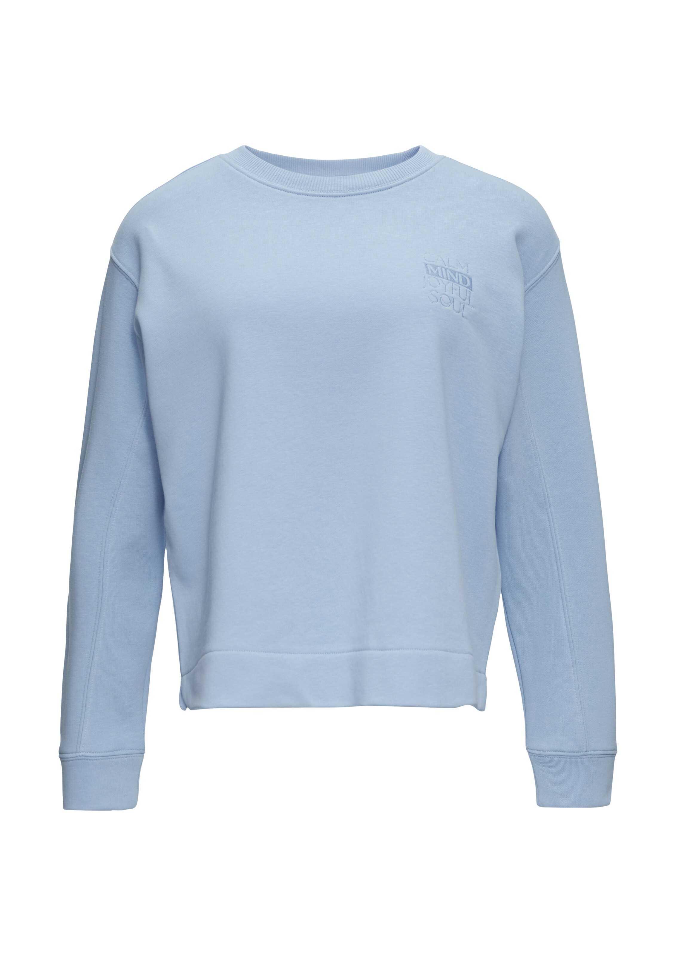 comma casual identity Sweatshirt in Blau: Vorderseite