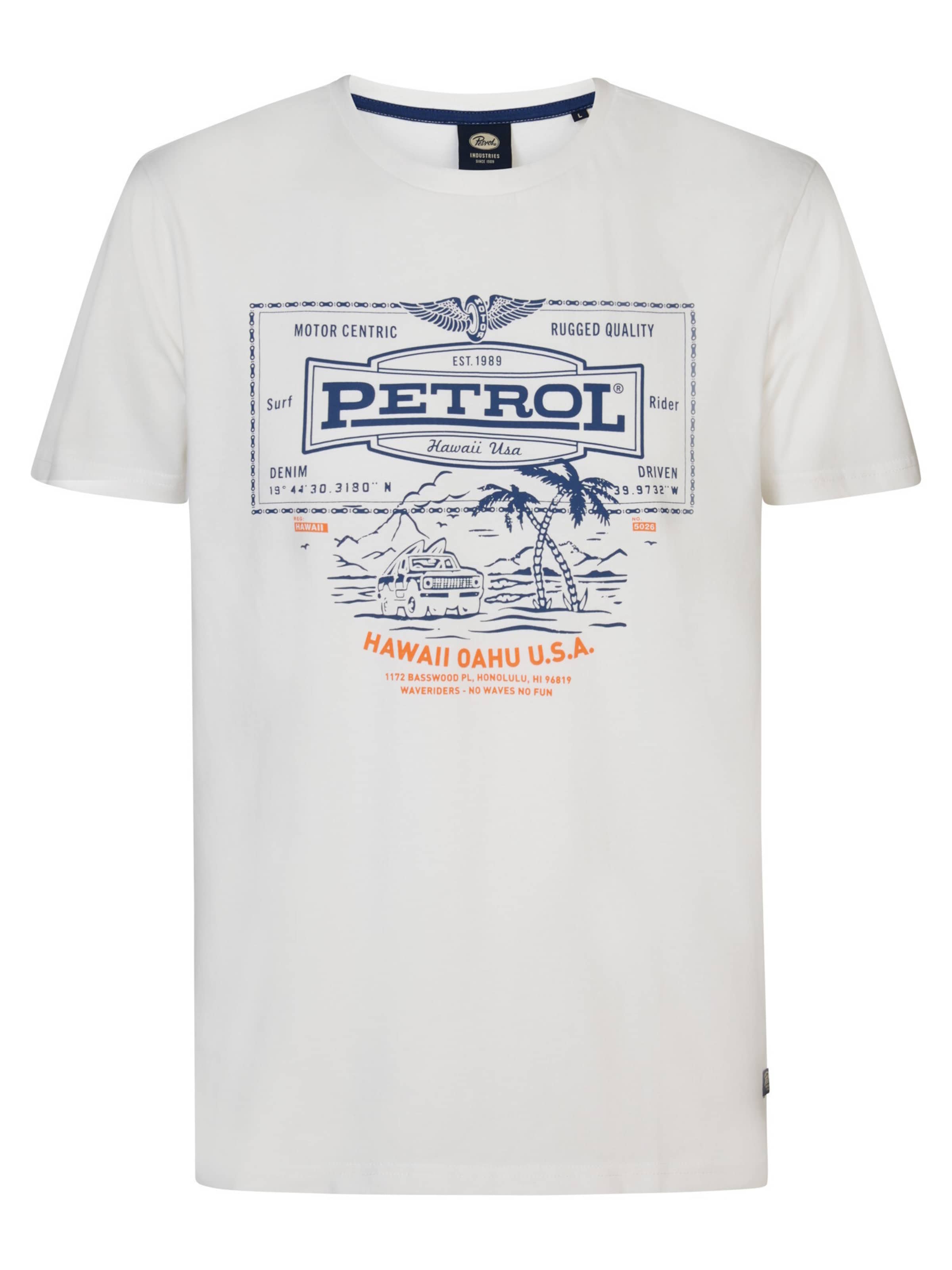 Petrol Industries Shirt in White: front