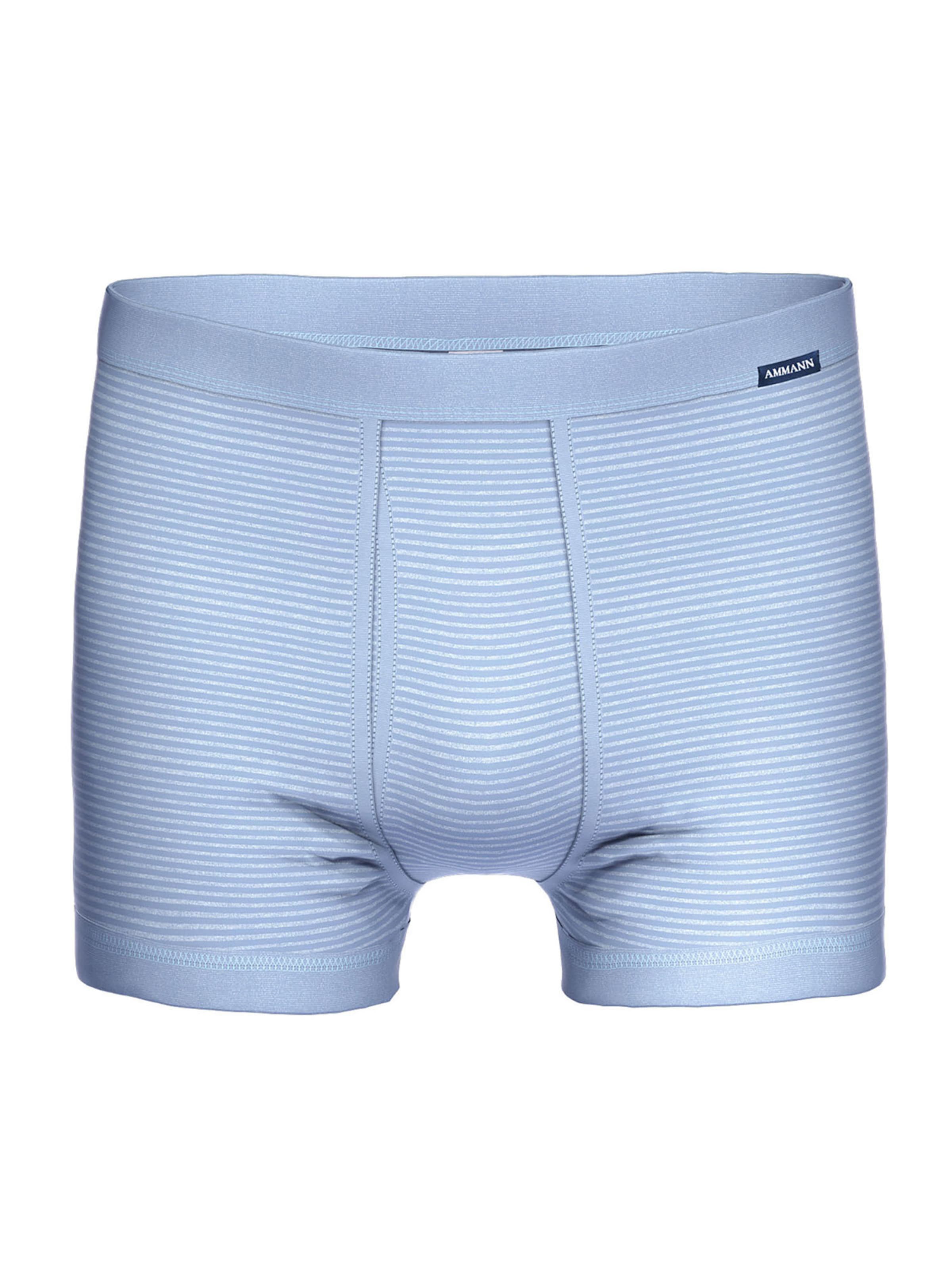 Ammann Boxer shorts 'Day Classic / Jeans Feinripp' in Blue: front