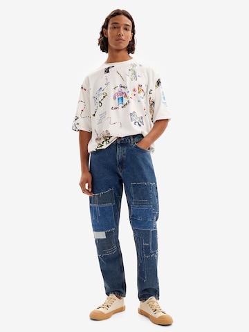 Tapered Jeans di Desigual in blu