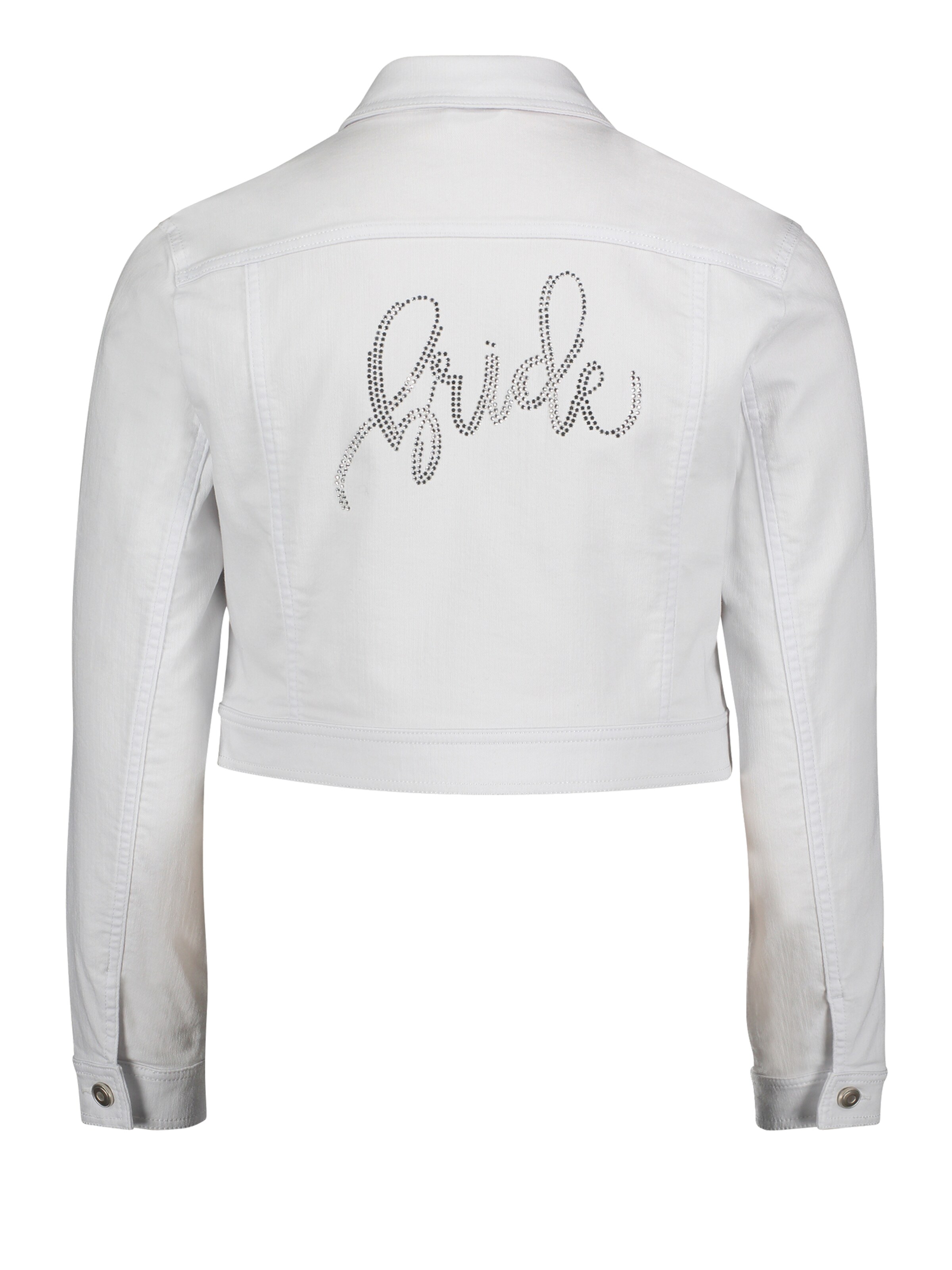 Vera Mont Jeansjacke mit Patches in Weiß