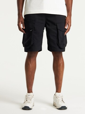 CHASIN' Regular Trousers 'Rift.S Flow' in Black: front