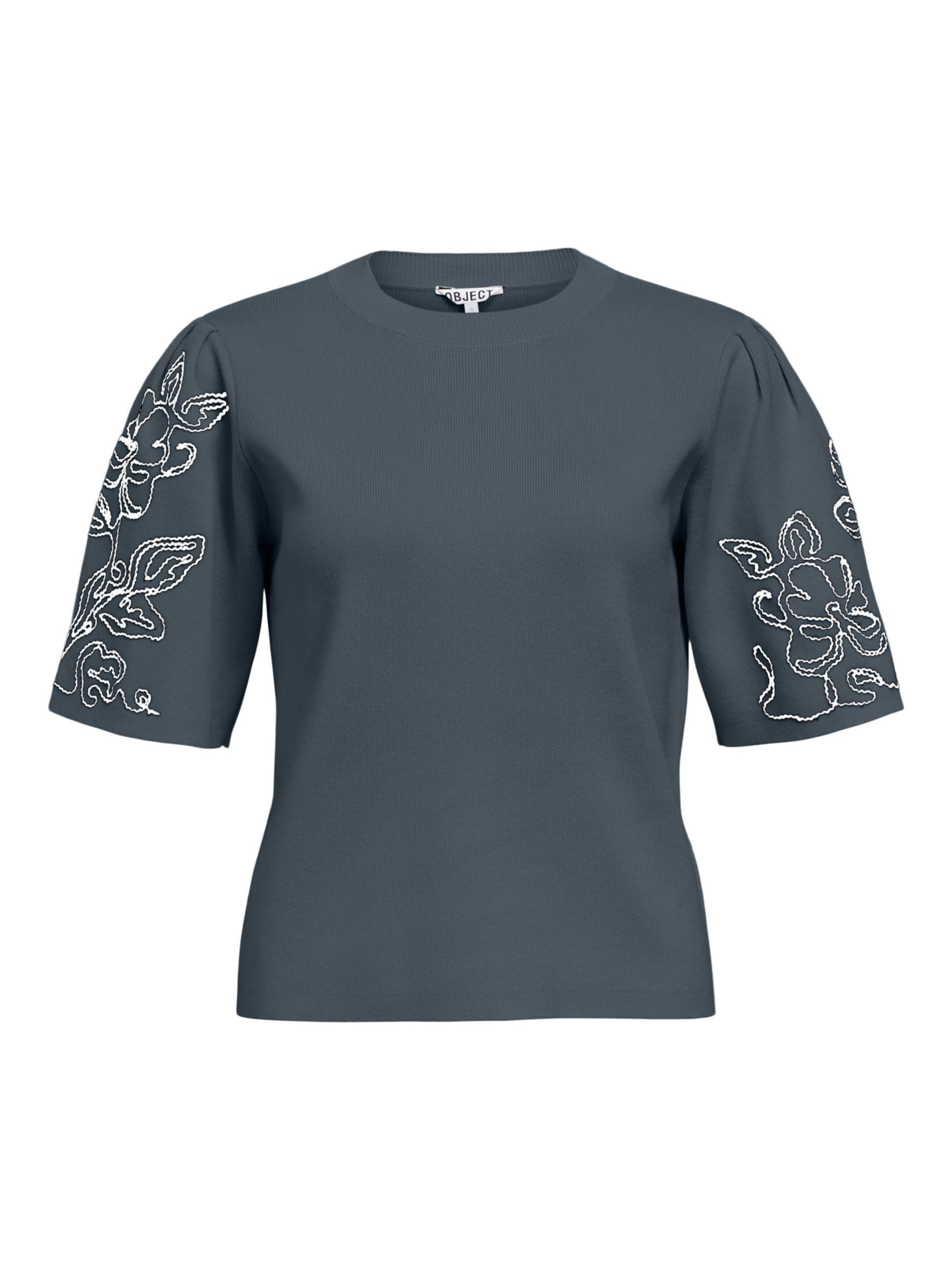 OBJECT Sweater 'OBJFlora' in Blue: front