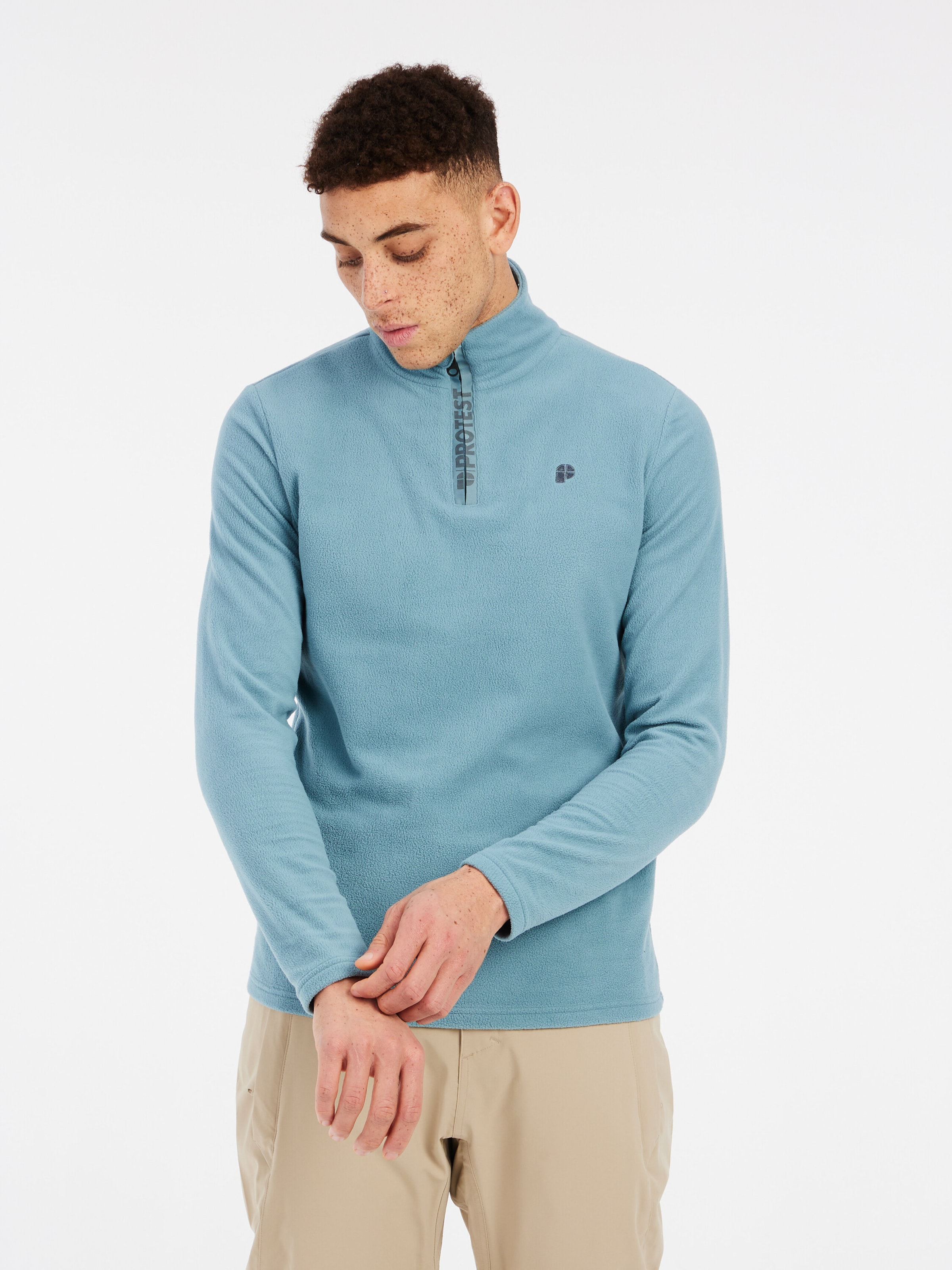 Sweat de sport 'PERFECTO' PROTEST en bleu : devant