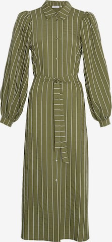 MSCH COPENHAGEN Sukienka koszulowa 'Sidona' w kolorze zielony: przód