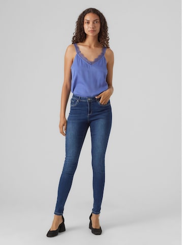 VERO MODA Skinny Farmer 'TANYA' - kék