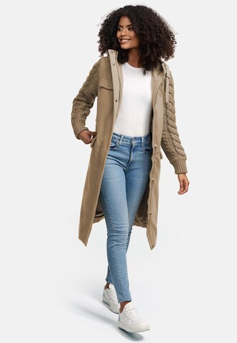 NAVAHOO Between-seasons coat 'Babe 14' in Beige