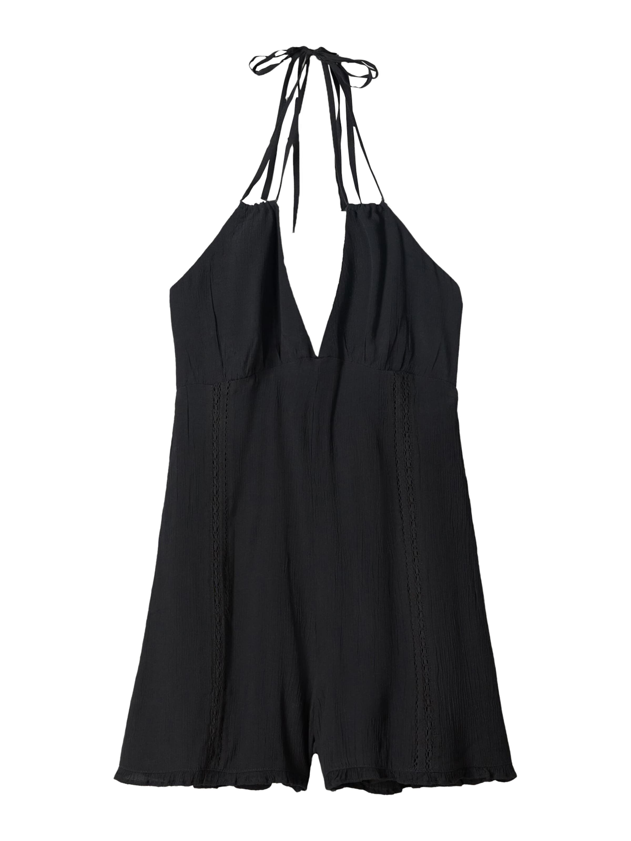 Combinaison Bershka en noir : devant