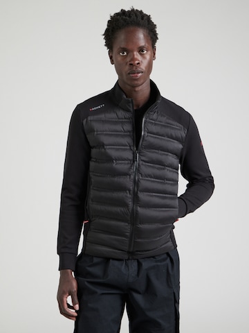 Hackett London Sweatjacke in Schwarz: Vorderseite