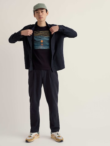 Tricou 'Midwatch' de la Seasalt Cornwall pe negru