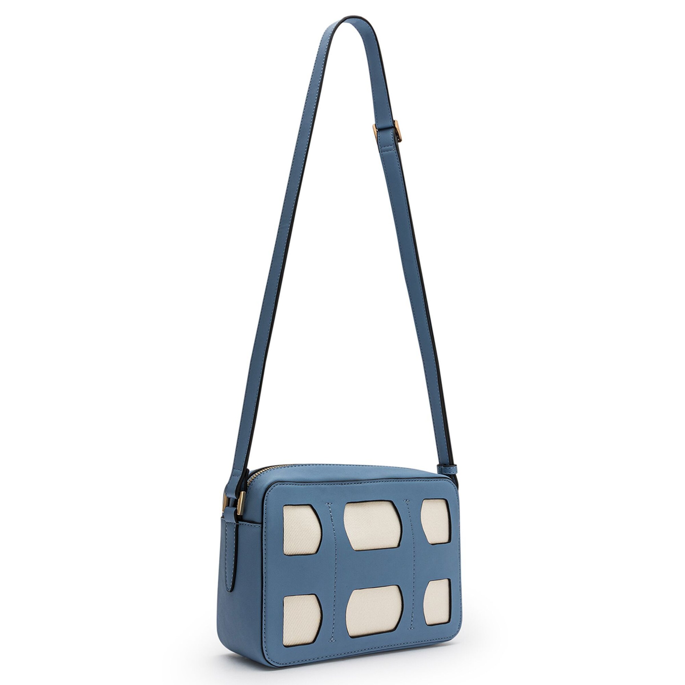 L.CREDI Schoudertas 'Maja ' in Blauw