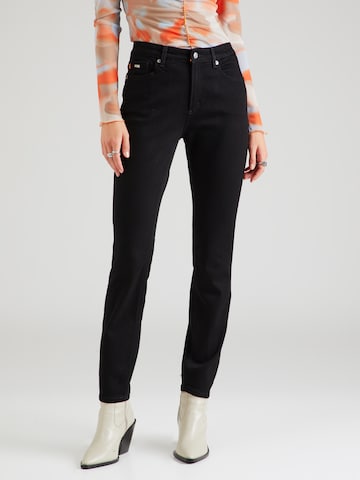 BOSS Orange Slim fit Jeans 'JACKIE' in Black: front