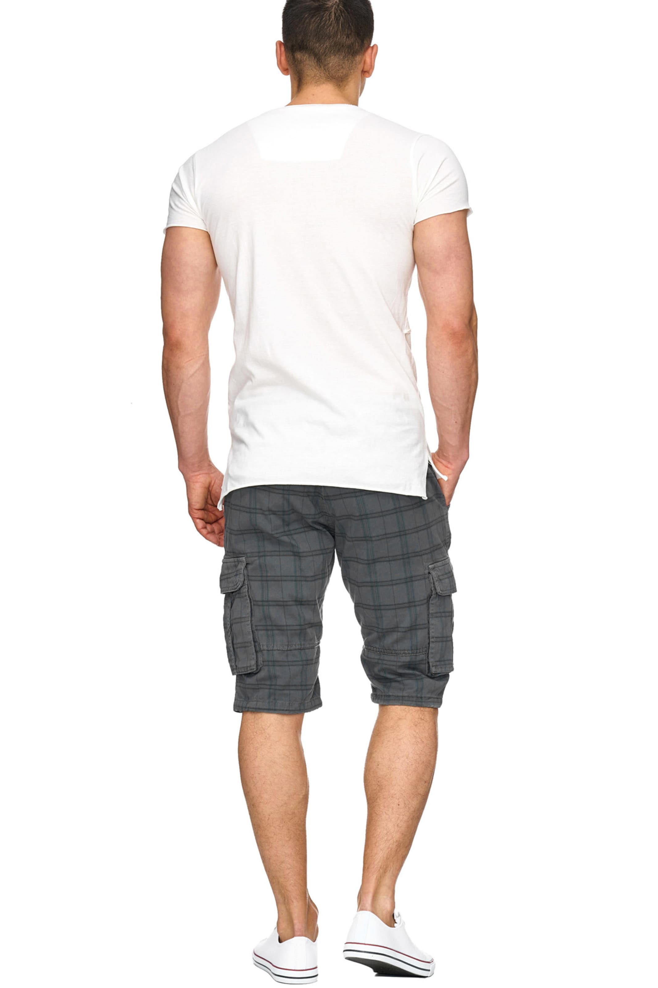 INDICODE JEANS Regular Cargo in Grau