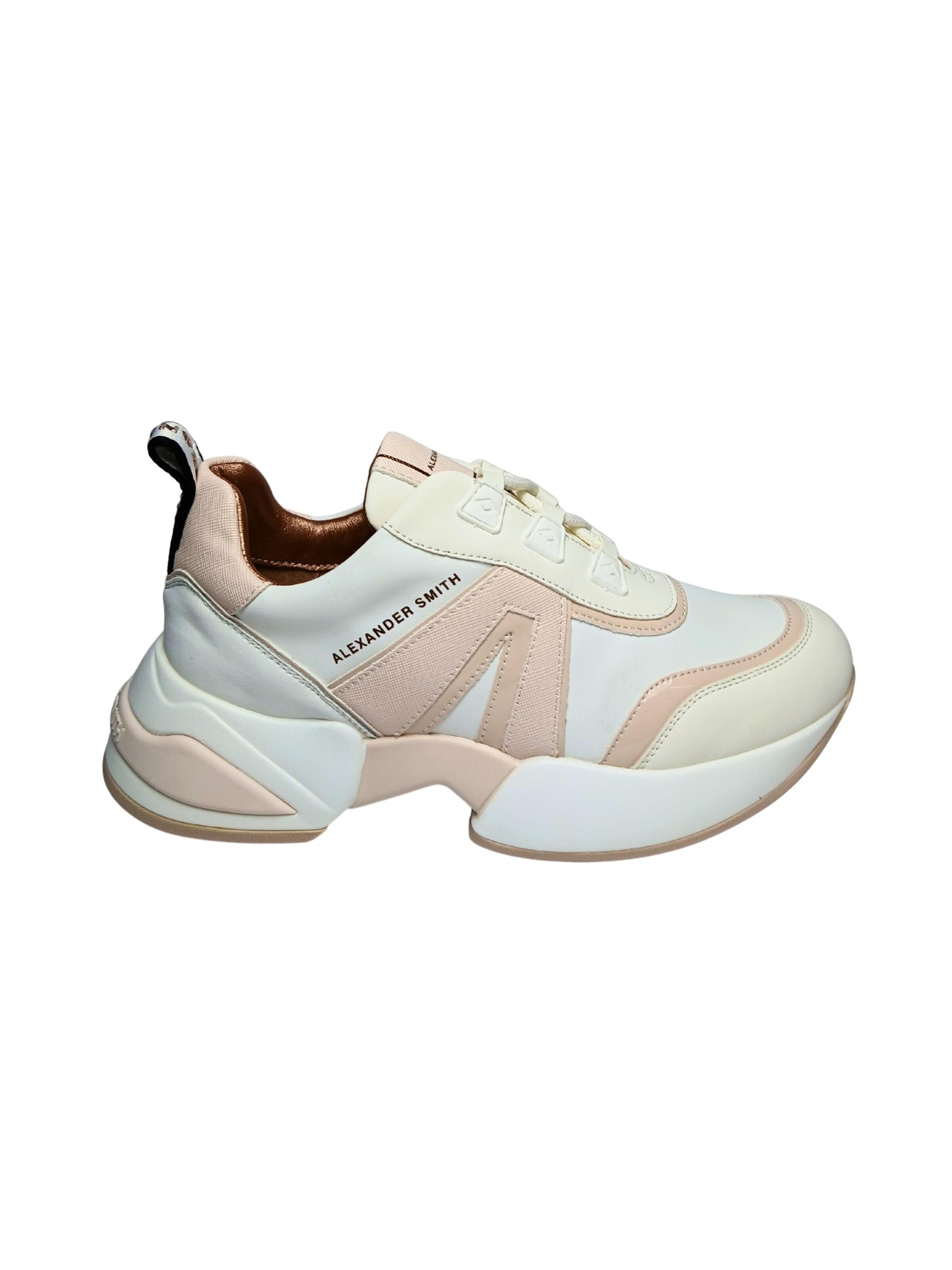 Alexander Smith Sneakers laag in Wit: voorkant