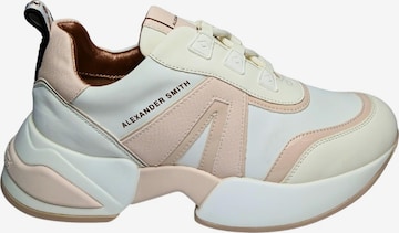 Baskets basses Alexander Smith en blanc : devant