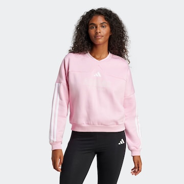 ADIDAS SPORTSWEAR Спортивный свитшот 'House Of Tiro' в Ярко-розовый: спереди
