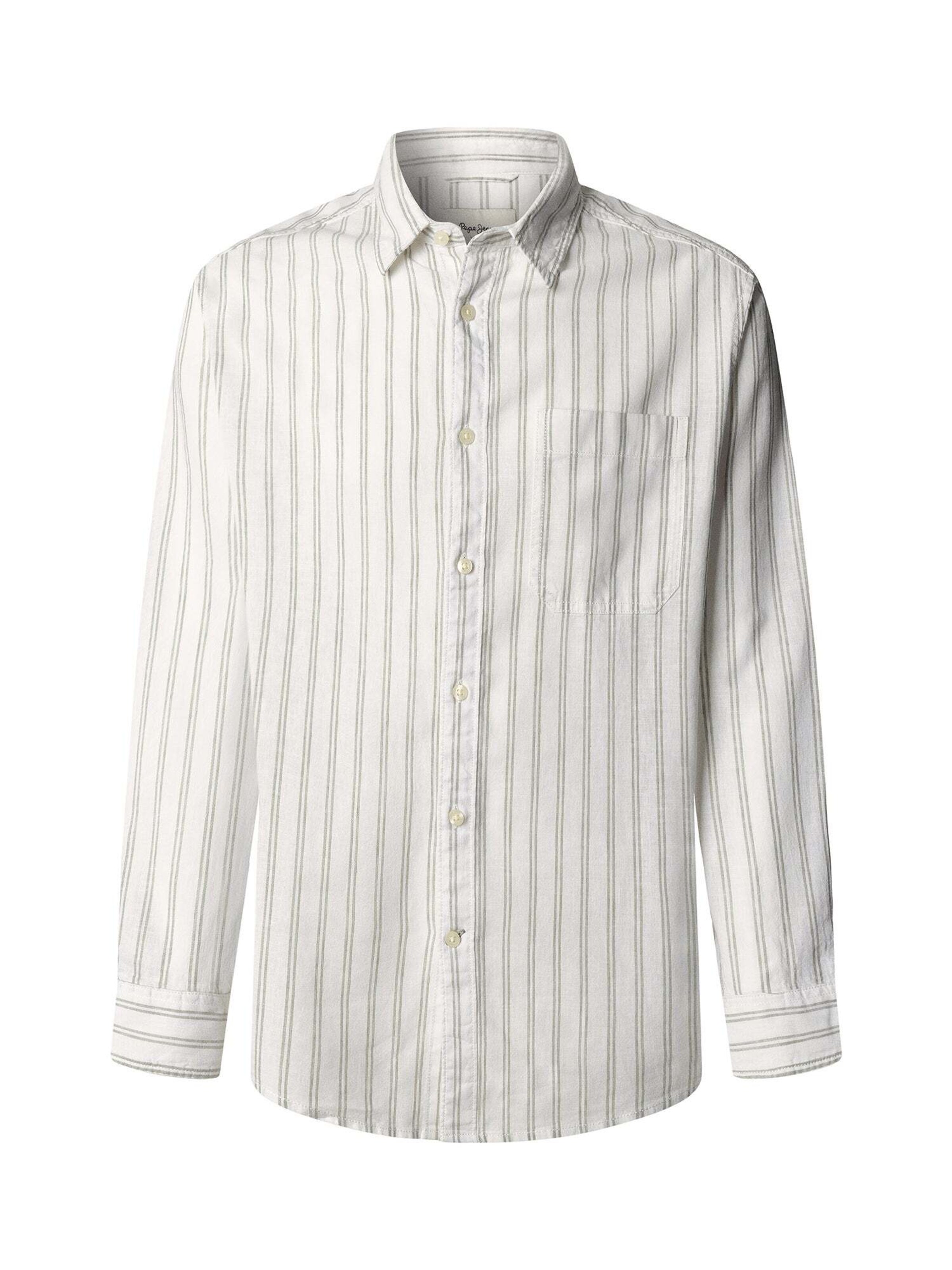 Regular fit Camicia 'Phountain' di Pepe Jeans in bianco: frontale