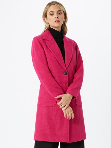 Cappotto di mezza stagione di ONLY in rosa: frontale