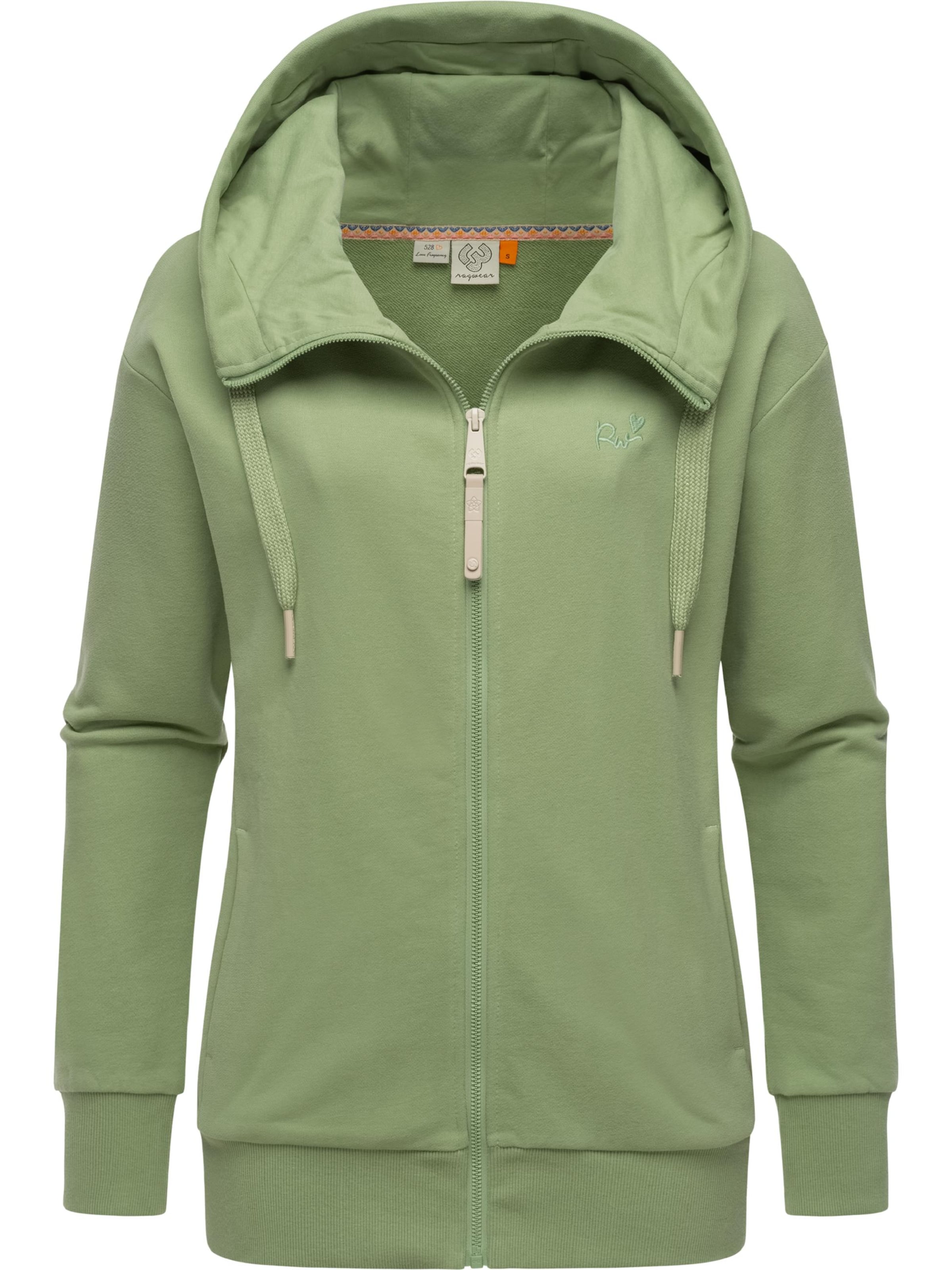 Ragwear Zip-Up Hoodie 'Yodis' in Green