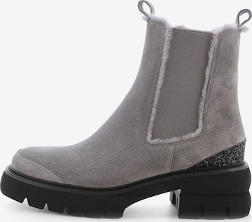 Kennel & Schmenger Chelsea boots ' PROOF ' in Grijs: voorkant