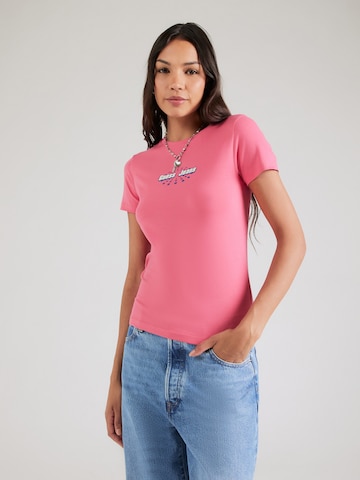 Maglietta di GUESS JEANS in rosa: frontale