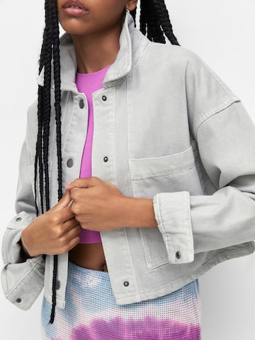 Pull&Bear Between-Season Jacket in Grey