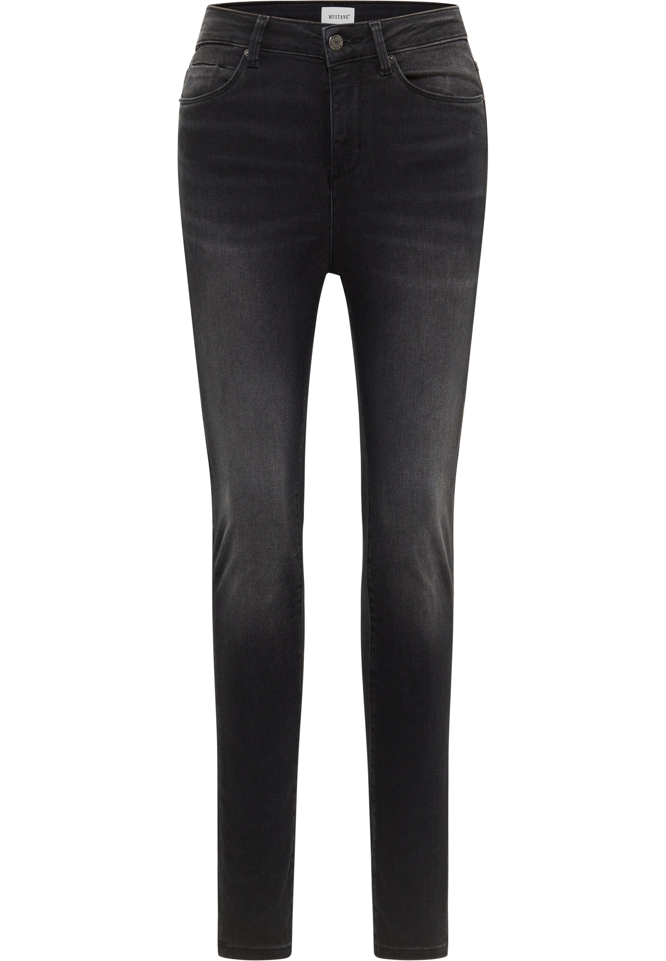 MUSTANG Skinny Jeans 'Style Georgia' in Black: front