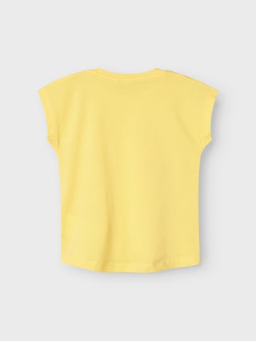 geltona NAME IT Marškinėliai 'VIOLET'