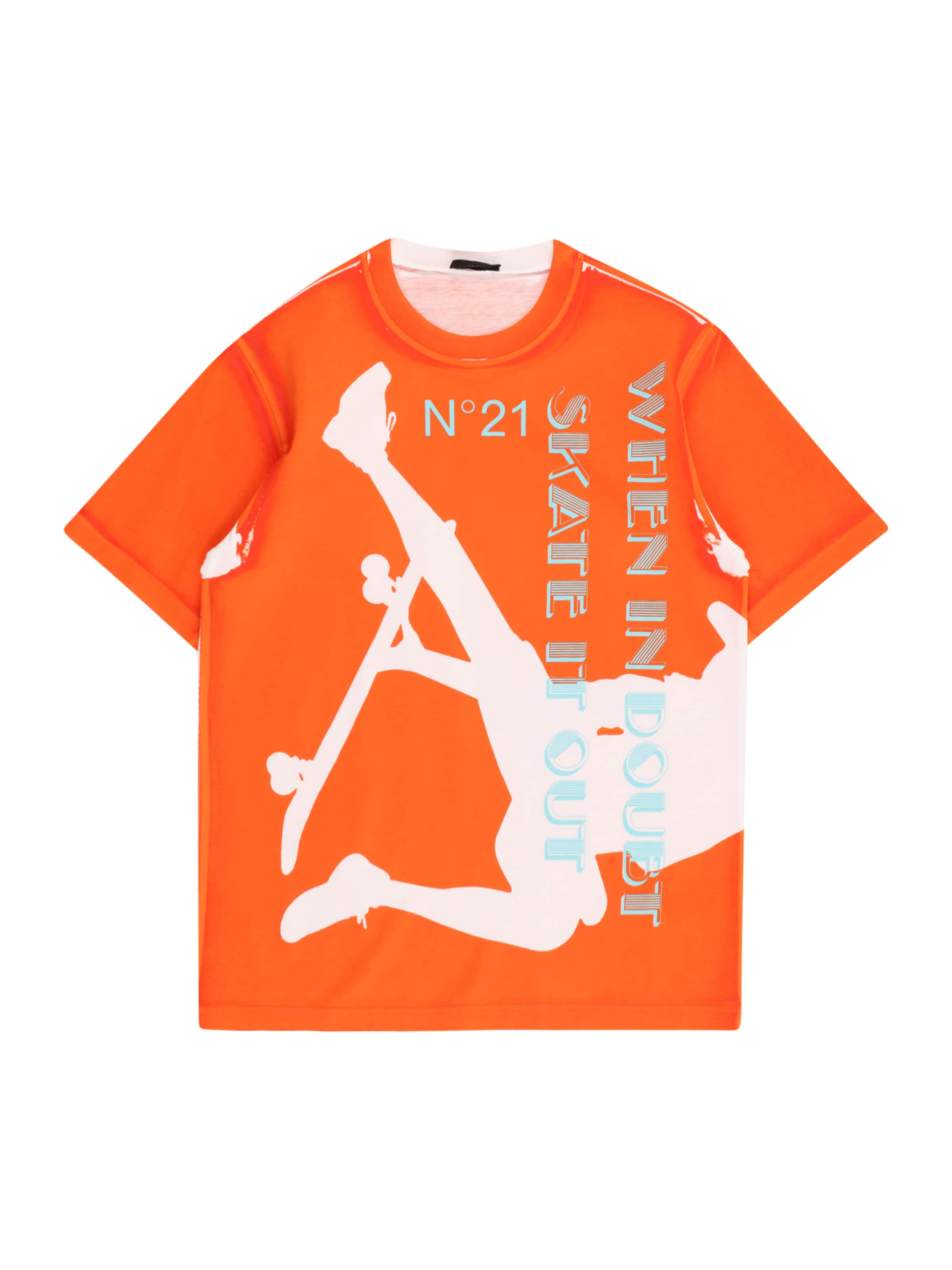 N°21 - Camiseta en naranja: frente