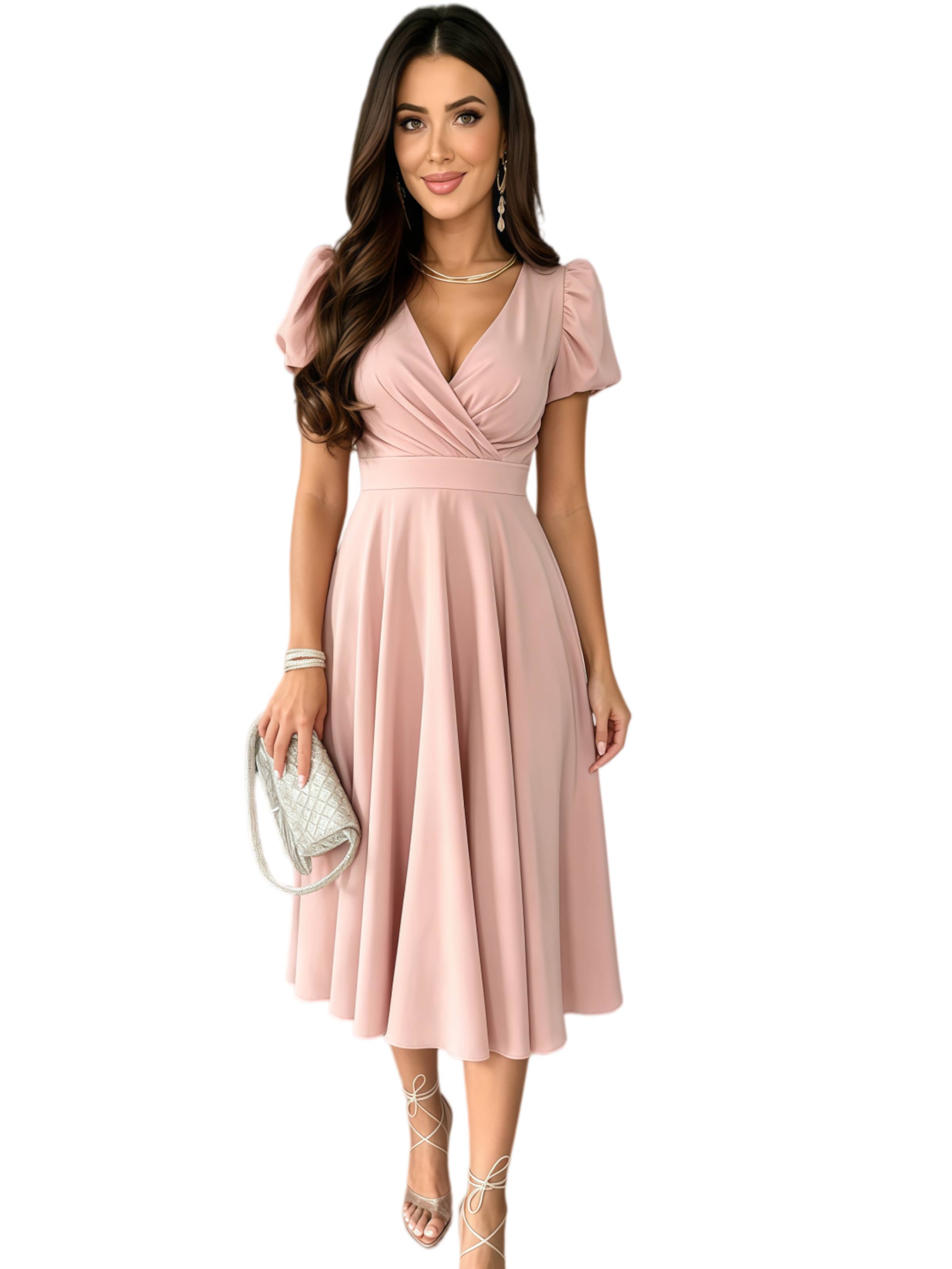Yesfashion Abendkleid‌‌‌‌‌‌‌‌‌‌ in Pink: Vorderseite