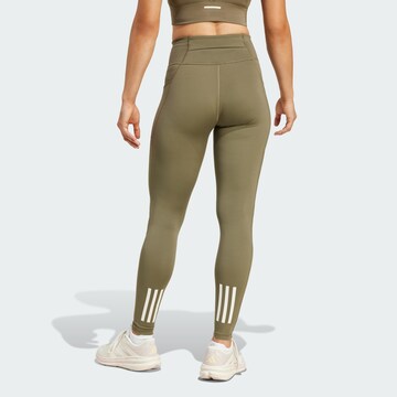 ADIDAS PERFORMANCE Skinny Sports trousers 'Own the Run' in Green