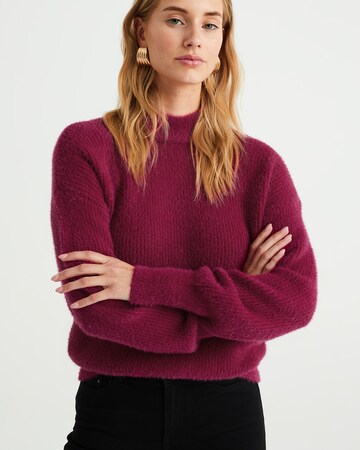 WE Fashion Пуловер в розово: отпред