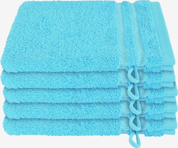 SCHIESSER Washandjes 'Milano' in Blauw: voorkant