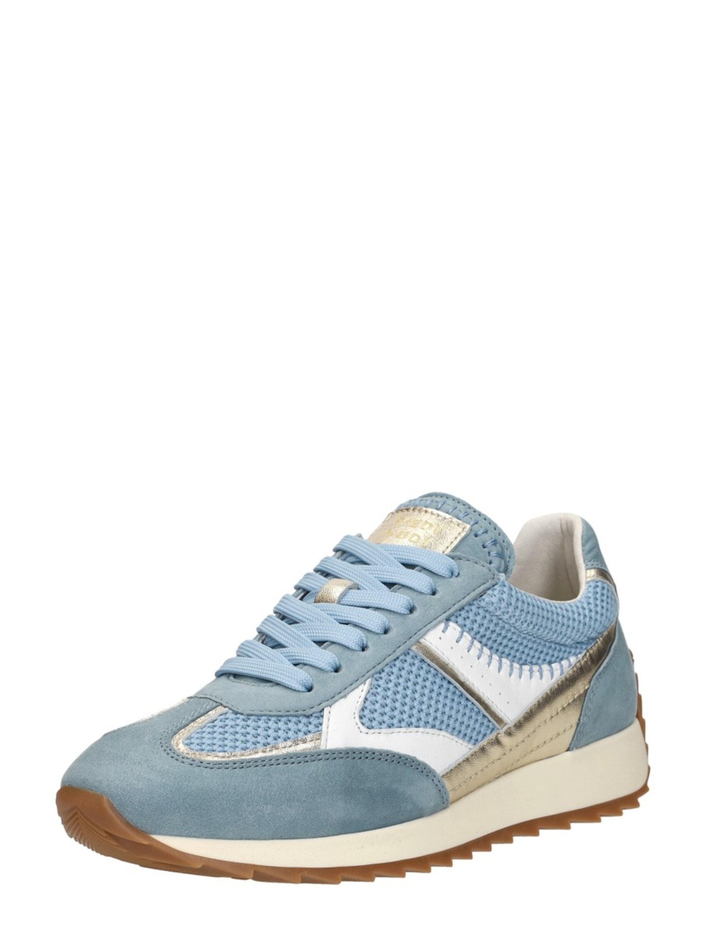 Piedi Nudi Sneakers laag 'Harlem' in Blauw: voorkant