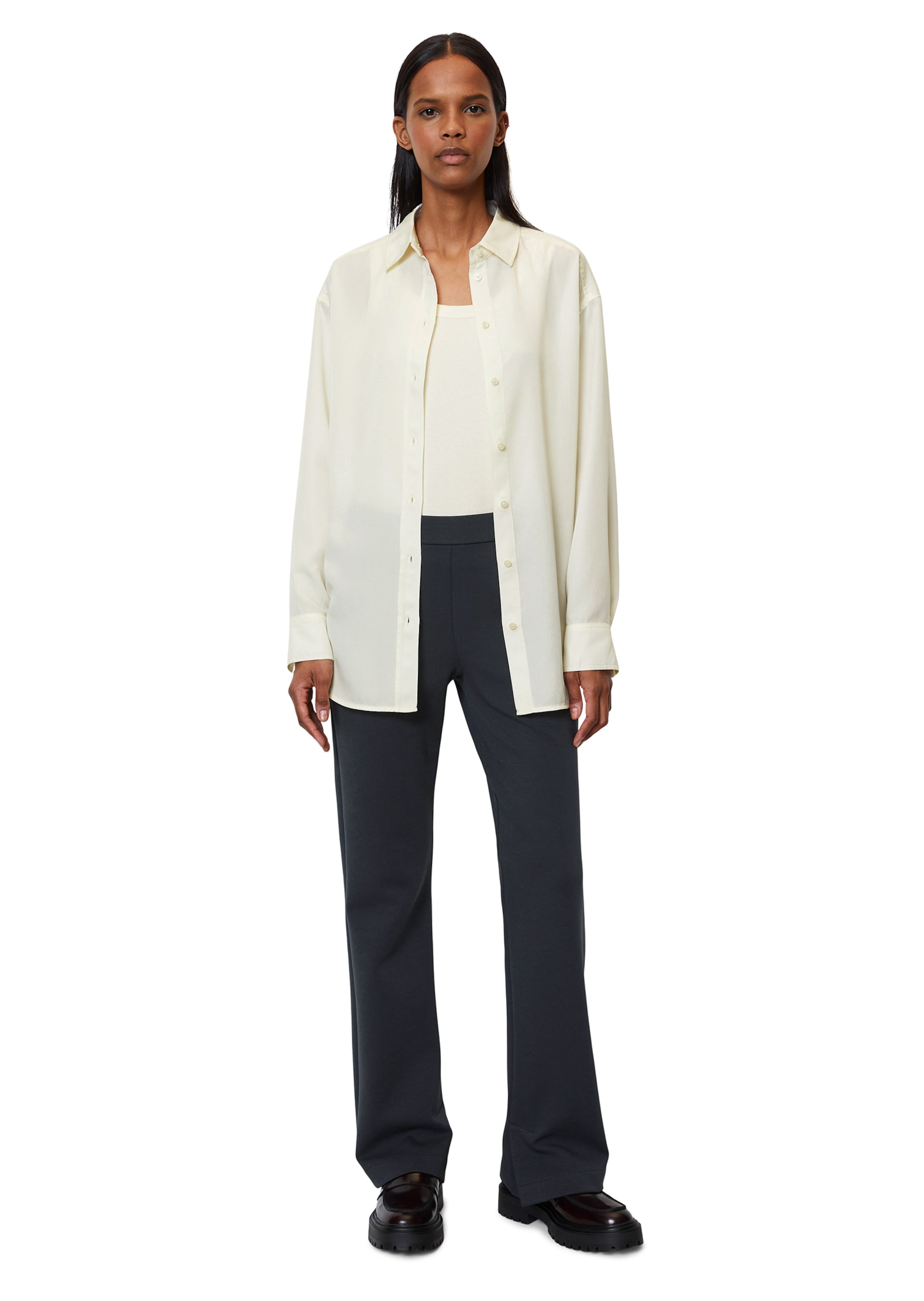 Marc O'Polo Regularen Hlače | modra barva