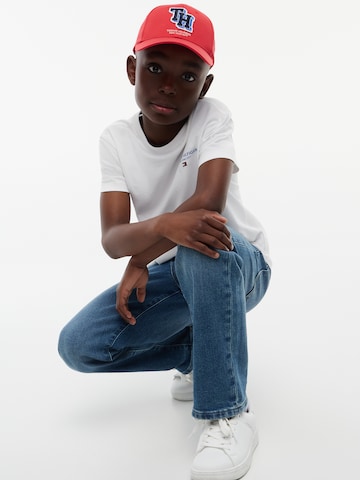TOMMY HILFIGER Shirt 'ESSENTIAL' in Wit