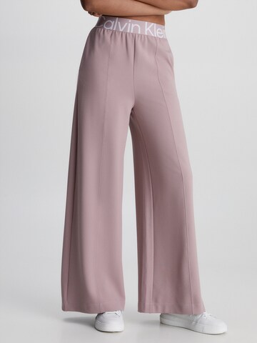 Calvin Klein Sport Wide Leg Sporthose in Pink