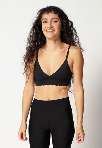 Triangle Soutien-gorge Skiny en noir : devant