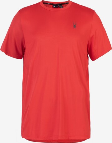 Spyder - Camisa funcionais em vermelho: frente