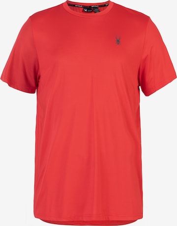 Spyder Functioneel shirt in Rood: voorkant