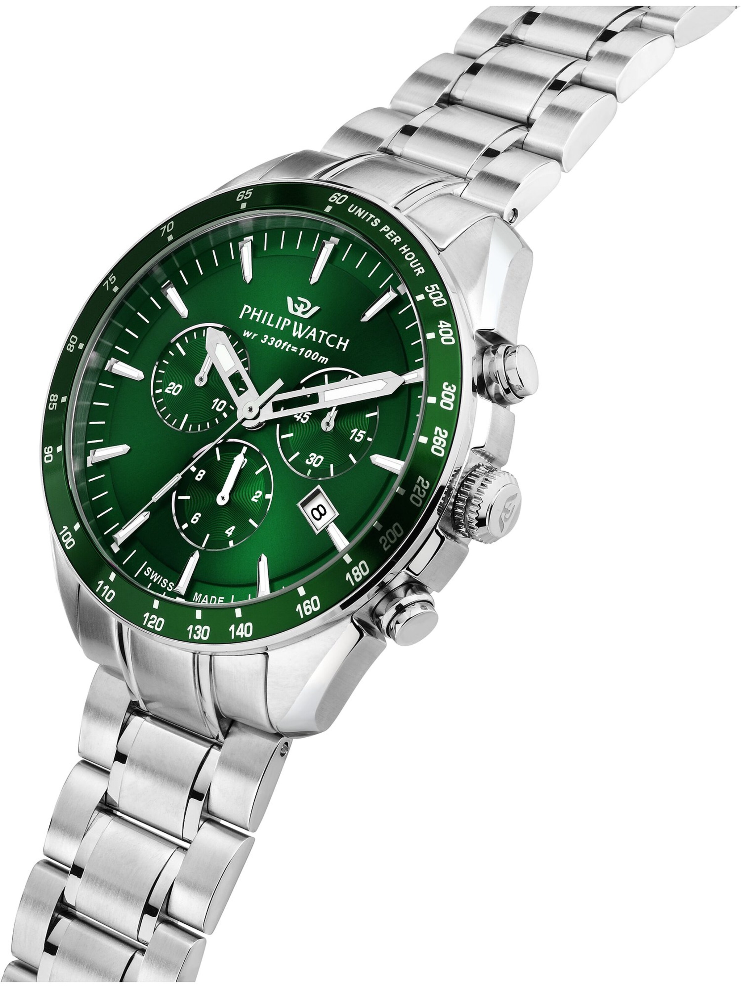 Philip Watch Analoguhr in Silber