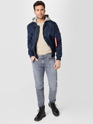 ALPHA INDUSTRIES Tussenjas in Blauw