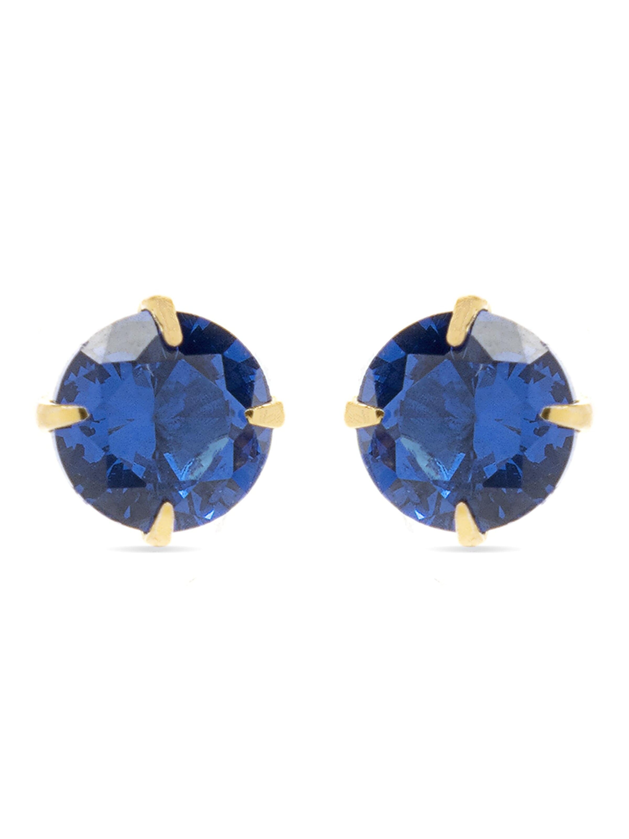 Luxenter - Pendientes 'Otieno' en azul: frente
