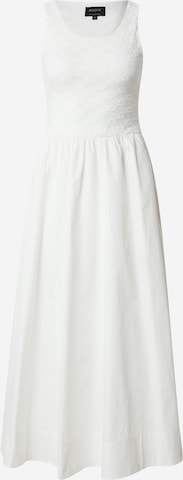 Robe 'BRYONY' Bardot en blanc : devant