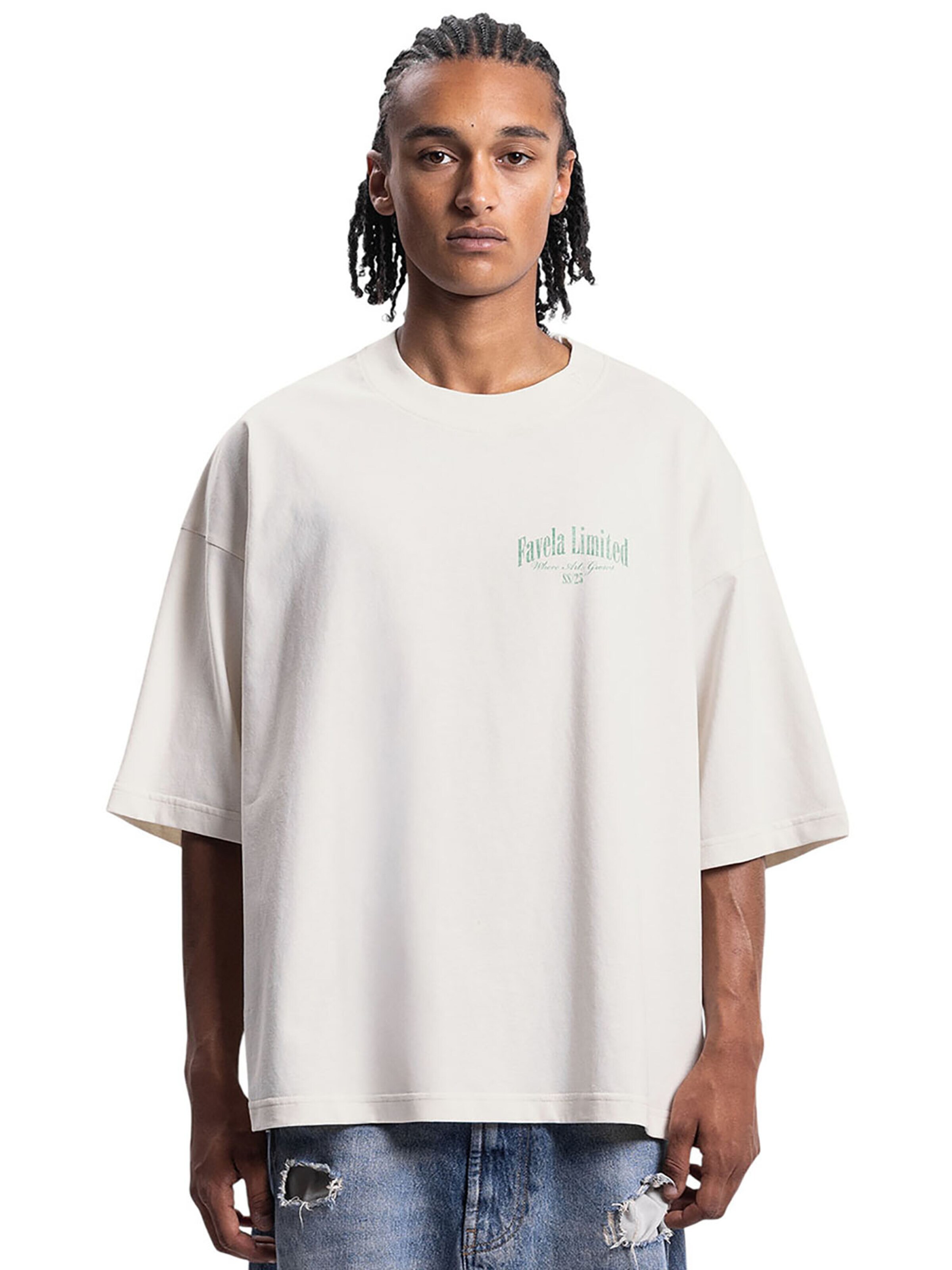 FAVELA Shirt 'Harmony'‌‌‌‌‌‌‌‌‌ in Beige: Vorderseite