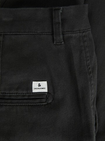 JACK & JONESregular Chino hlače 'OLLIE DAVE' - crna boja