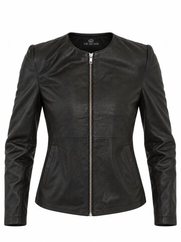 Chic and Clicks - Chaqueta de entretiempo 'Linea' en negro: frente