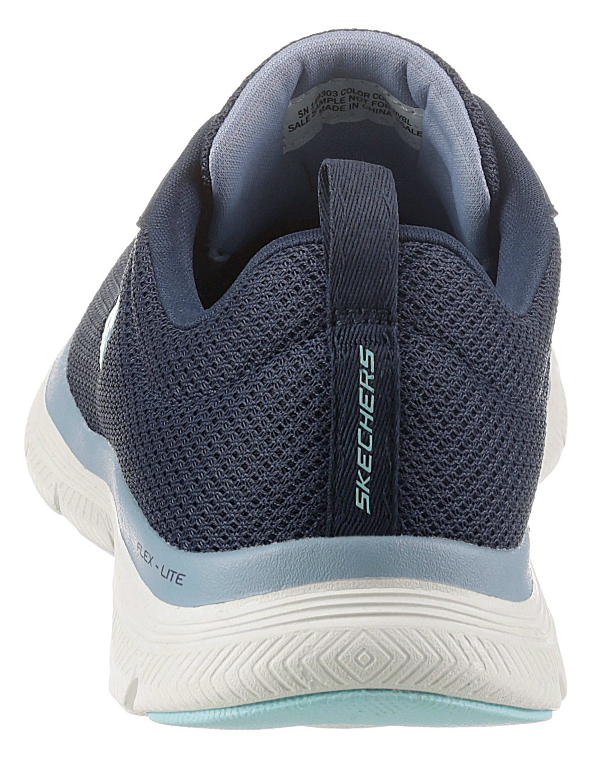 SKECHERS Sneaker 'Flex Appeal 4.0' in Blau