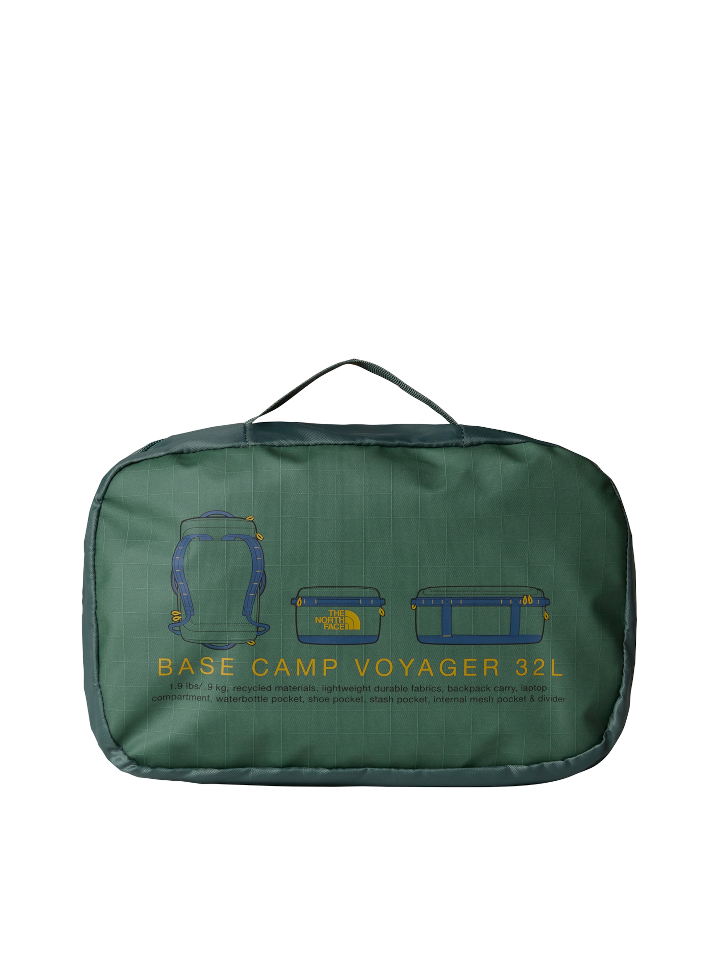 Sac à dos 'BASE CAMP VOYAGER' THE NORTH FACE en vert