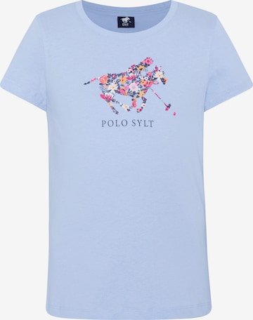 Polo Sylt Shirt in Blue: front